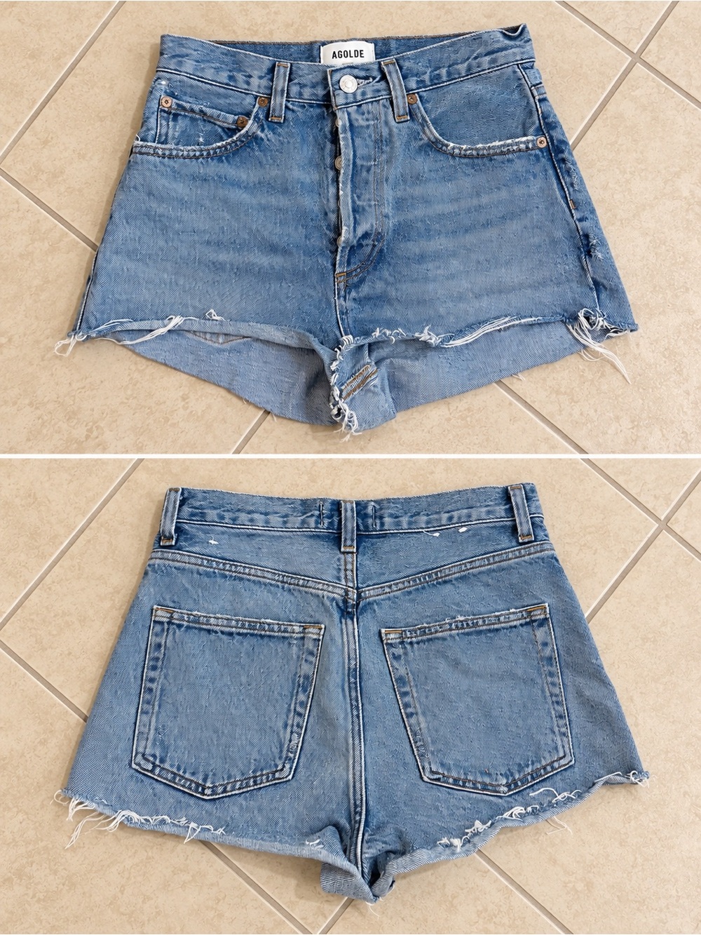 AGOLDE Parker Shorts size 25